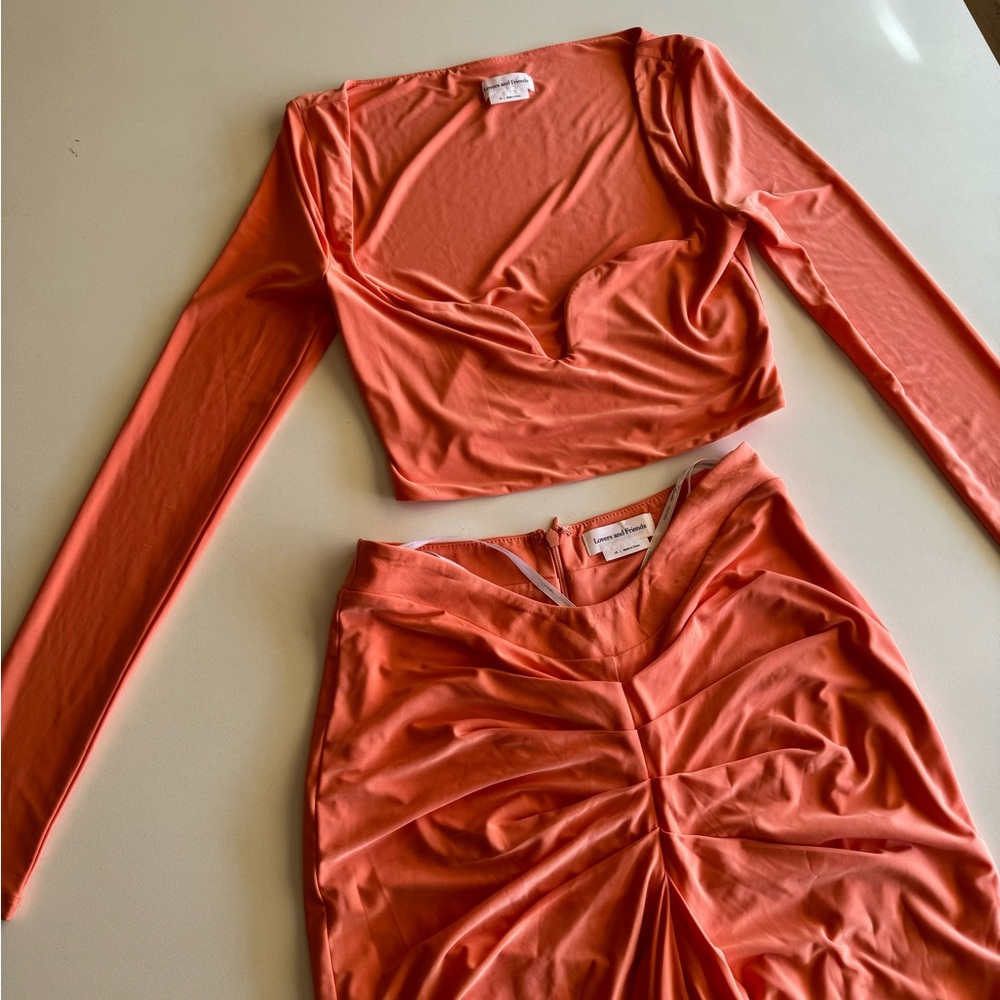 REVOLVE LARCHMONT Top and Skirt Set size XS - Picture 2 of 4